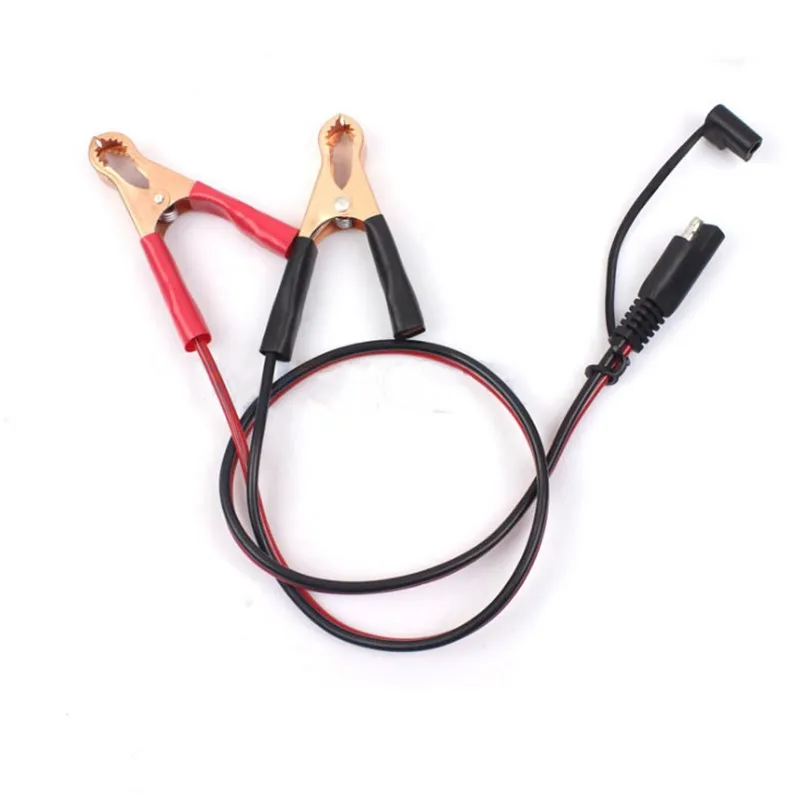 60CM SAE to Alligator Clip Cable Battery Charger 2 Pin Wire Crocodile clamp Connector DC Cord SAE Quick Connect