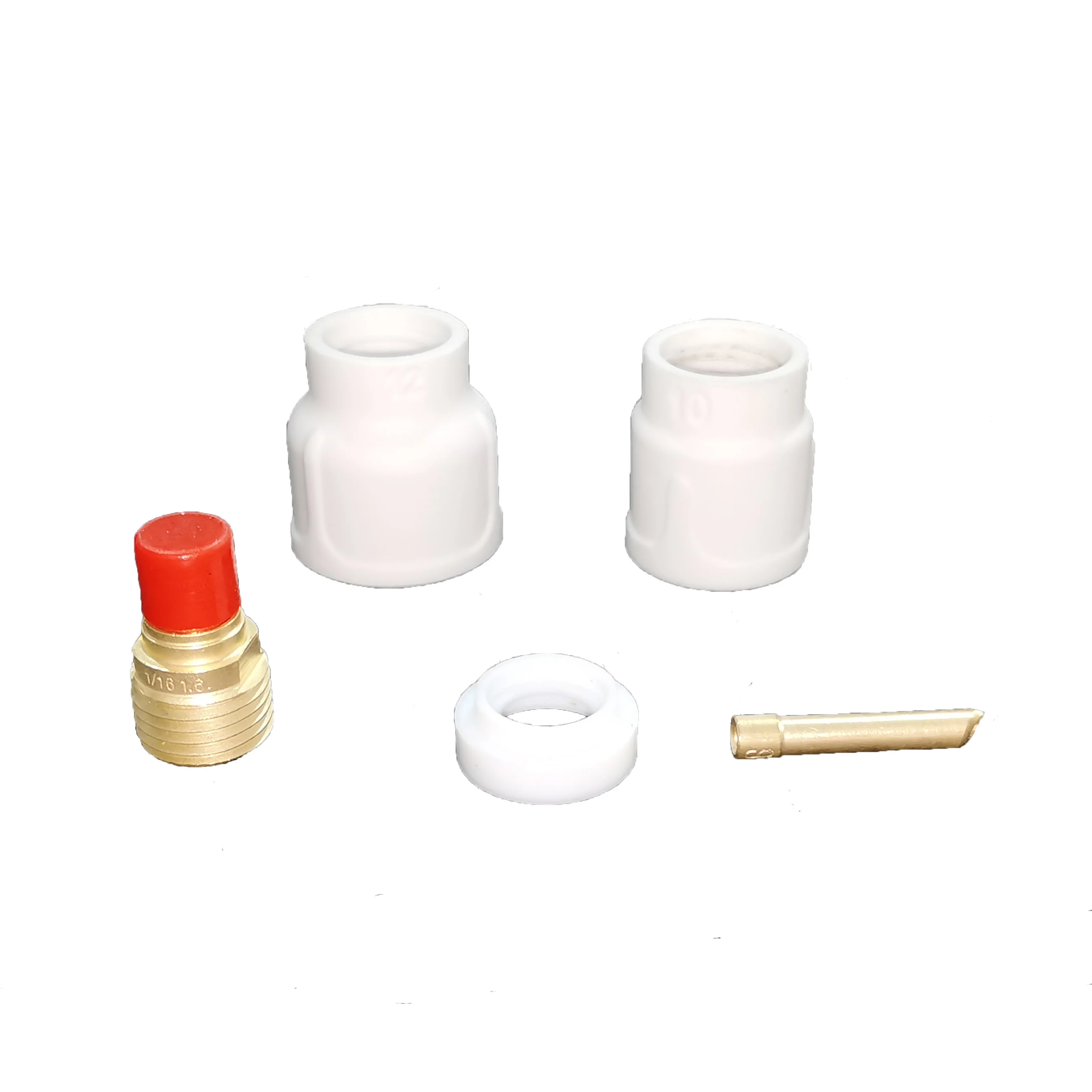 Ceramic Welding Cup​​​​  Set 2.4MM For WP-9/20/25 Series Air-Cooled Welding Torch  10# 12#  Ceramic Shield Cup