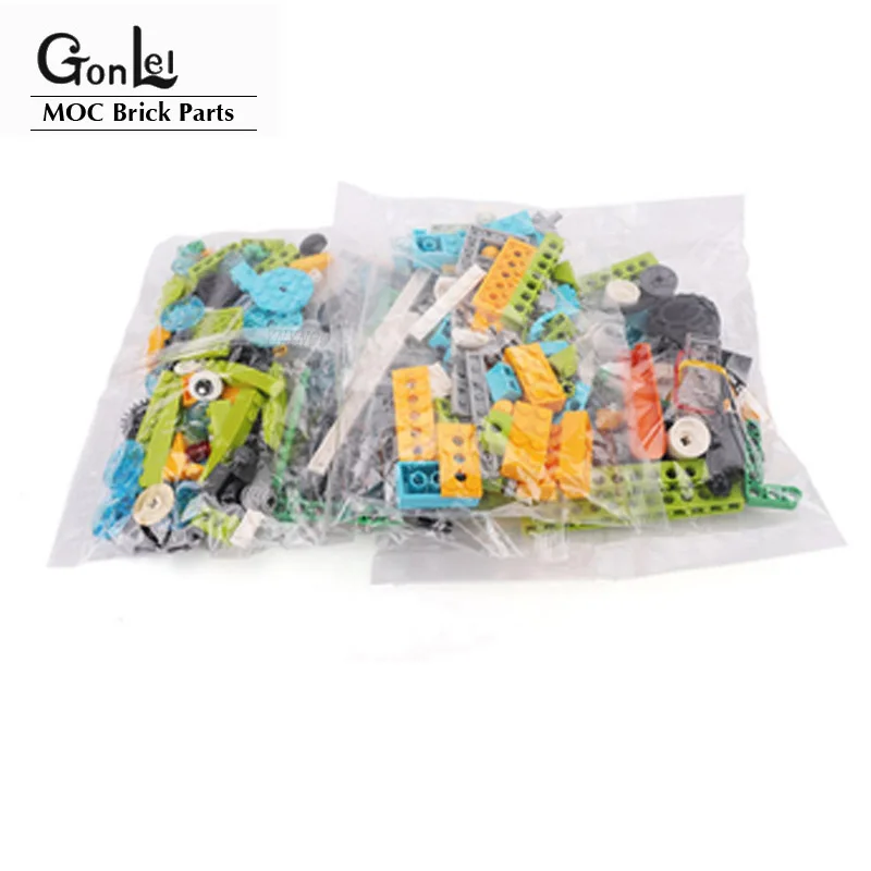 276Pcs/Bag MOC Building Blocks Bricks Technical Beams Gears Axle and Connectors Parts Kit for 45300 WeDo 2.0 Core Set DIY Toys