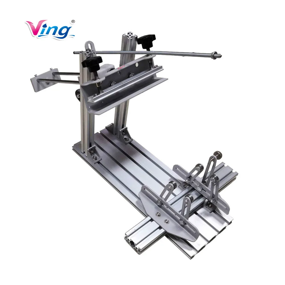 Calca Manual Cylinder Screen Printing Press, for Pen / Cup / Mug / Bottle (with 10in Squeegee)