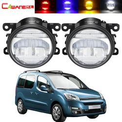 2in1 LED Fog Light Daytime Running Lamp For Citroen Berlingo B9 2012-2015 Car Front Bumper Fog Light Assembly DRL H11 12V