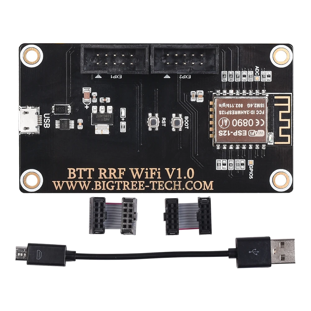 BIGTREETECH BTT RRF WiFi V1.0 Module Install Duet Firmware Run RepRap Firmware For SKR V1.3 SKR V1.4 3D Printer Parts Upgrade