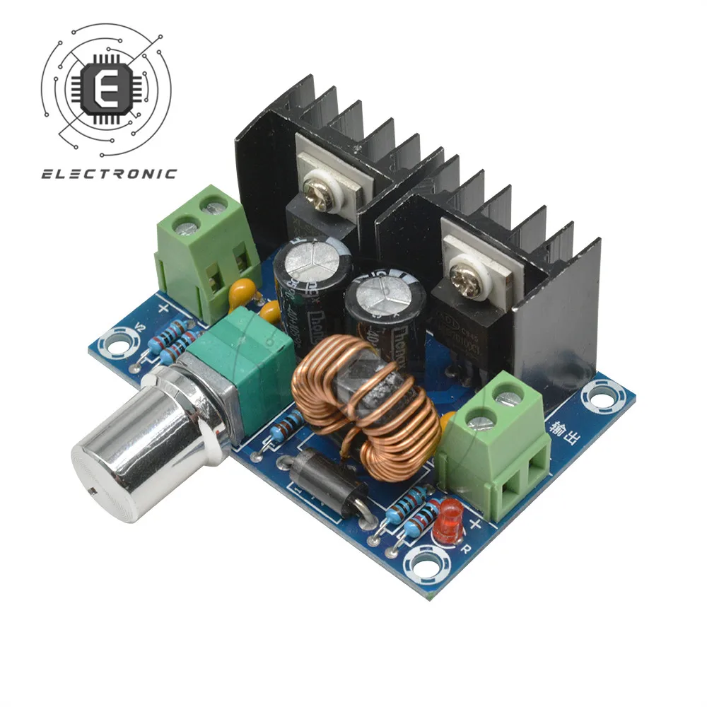 DC-DC XL4016 PWM Step-Down Adjustable Converter 4V-40V To 1.2V-36V 100W 8A Step-Down Power Module