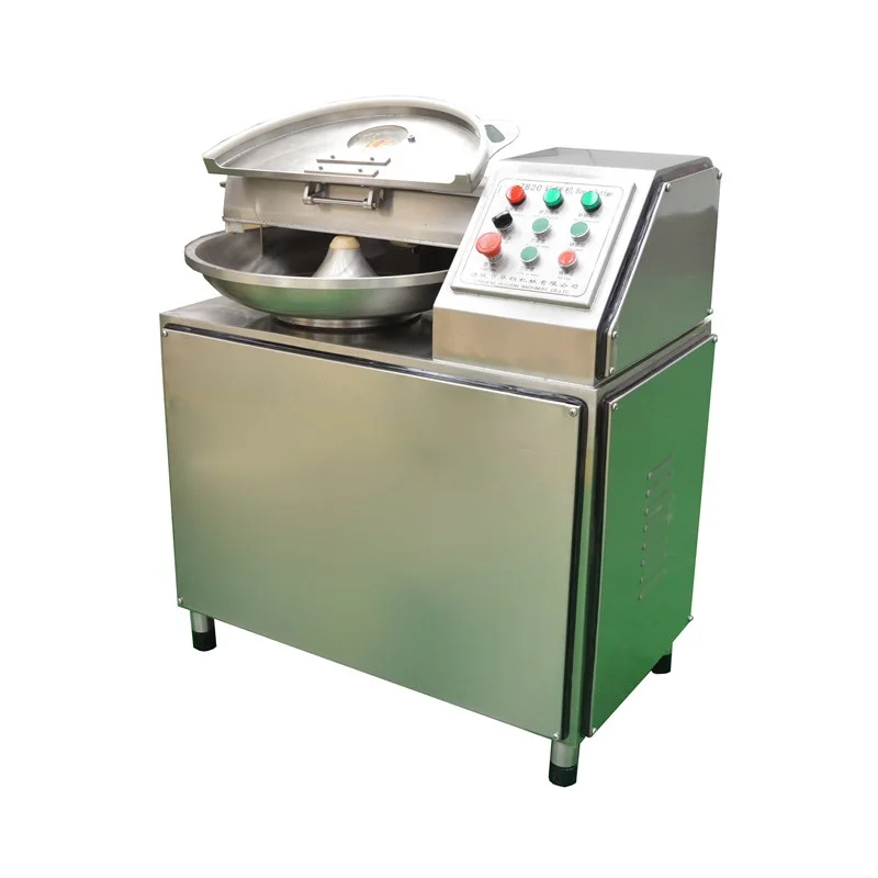 20L High Quality Meat Bowl Cutter Food Chopper For Meatball Sausage Processing With Full Machine 304 Stainless Steel