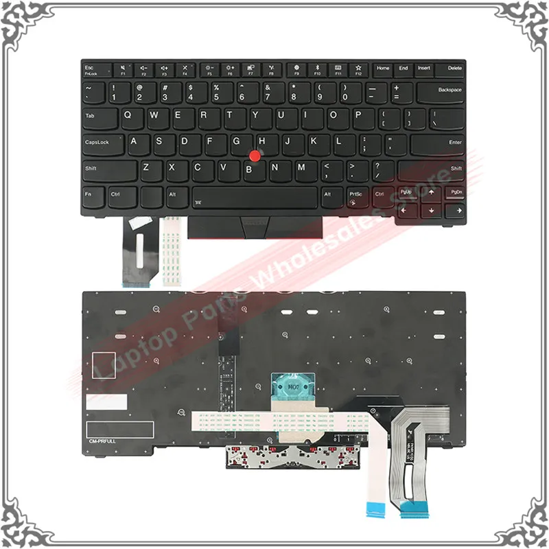 Laptop For Lenovo Thinkpad E480 L480 L380 Yoga T480s US Keyboard With Backlight With Pointing Stick Replacement