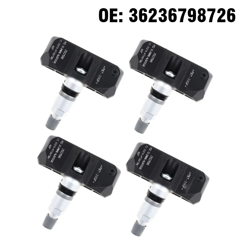 

4pcs Car TPMS Tire Pressure Monitor Sensor System For BMW 550i 520i 328i 335i for MINI Clubman Cooper Cabrio 2007 2008 2009