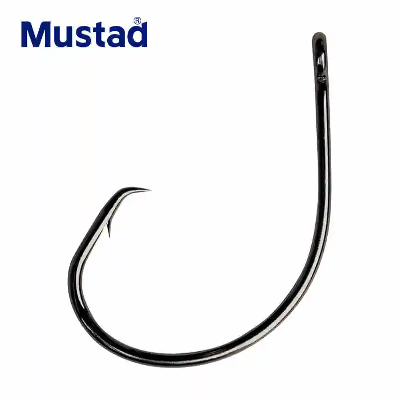 MUSTAD 39951 – hameçons de pêche en acier au carbone, hameçons de pêche pointus et résistants à la rouille