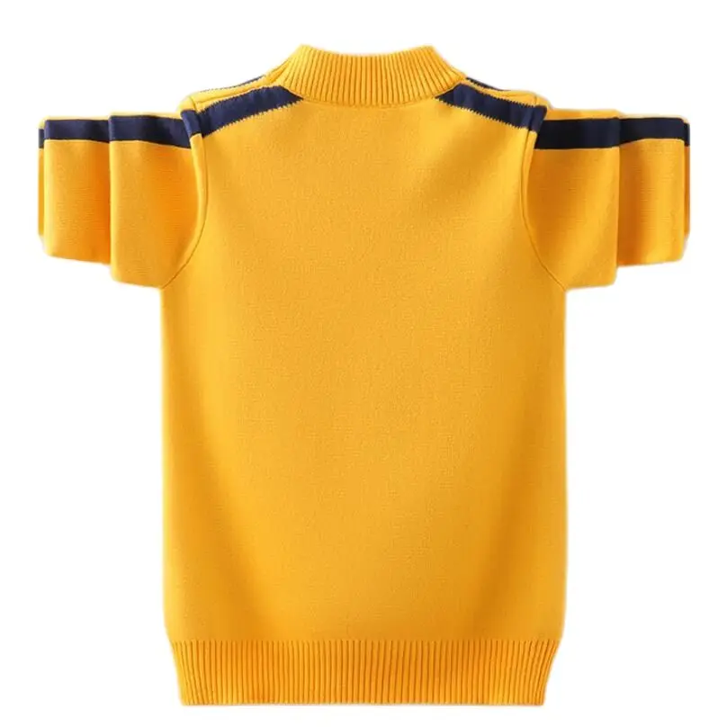 High quality Boys clothes 100% cotton cartoon robot sweaters teenage knitted shirt kids pullovers baby boys soft bottoming tops