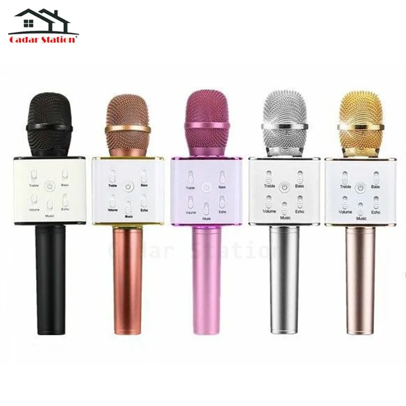 พร้อมสต็อกQ7 ไมโครโฟนลำโพงบลูทูธ