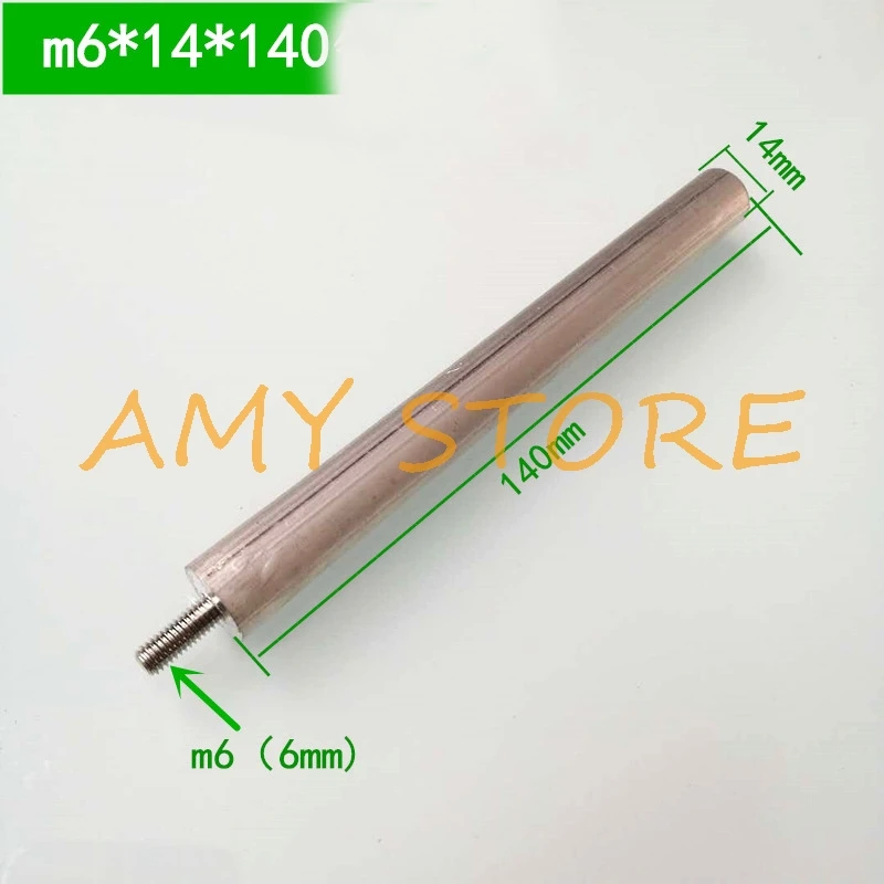 1Pc Male M4/M6x13/14/16/20/22x140/160/200/235/250/296/335 Shank Length 21x250/300/350 Magnesium Anode Rod for Waterboiler Heater