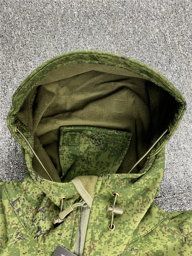 Mege Brand Camouflage Tactical Uniform Outdoor Winter Working Clothing Fleece Warm Jacket and Pants Windproof