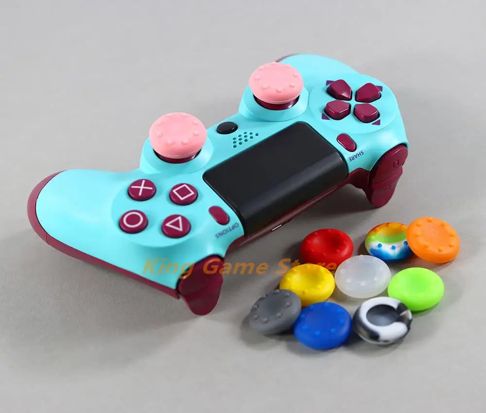 2 قطعة/الوحدة سيليكون Thumbstick قبضة غطاء تغليف عصا التحكم قبعات ل بلاي ستيشن PS4 PS3 Xbox 360 أذرع التحكم في ألعاب الفيديو اكسسوارات