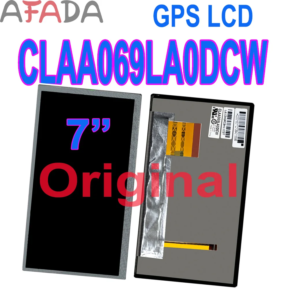 

Original 6.9" inch lcd screen car dvd gps display panel Module CLAA069LA0DCW LCD Display screen 800X480 RGB