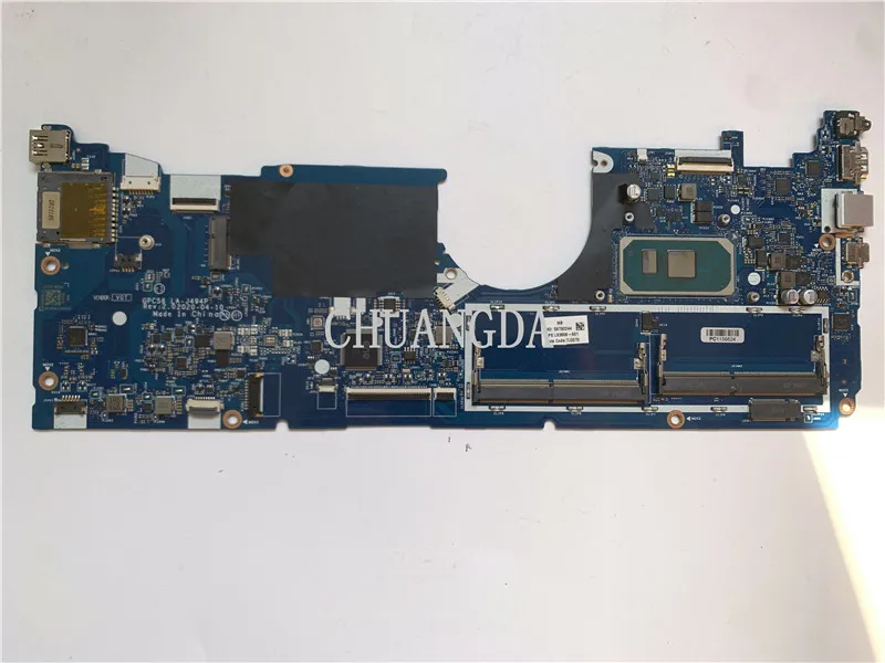 Imagem -03 - para hp Envy X360 Conversível 15-ed Placa-mãe I51035g1 Cpu L93868601 Gpc56 La-j494p Mainboard Testado