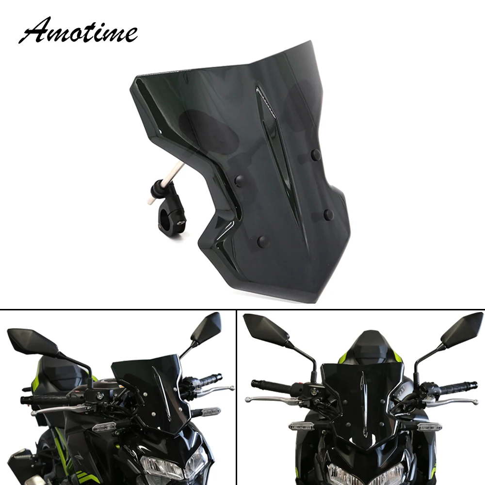 Motorcycle Windscreen Windshield Universal For YAMAHA MT07 MT03  FZ1N FZ6N FZ8N For HONDA CB650F For Duke 690 For HONDA CB650F