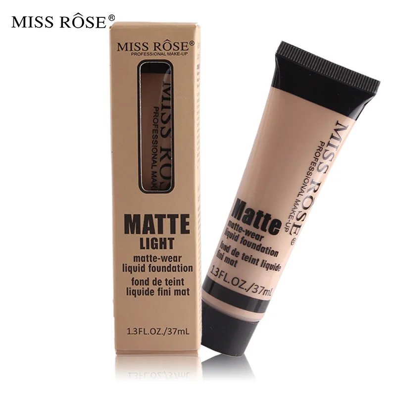 Hot Selling 37ml Waterproof and Moisturizing Matte Makeup Foundation Repair Cream Foundation Concealer Cosmetic Gift for Women