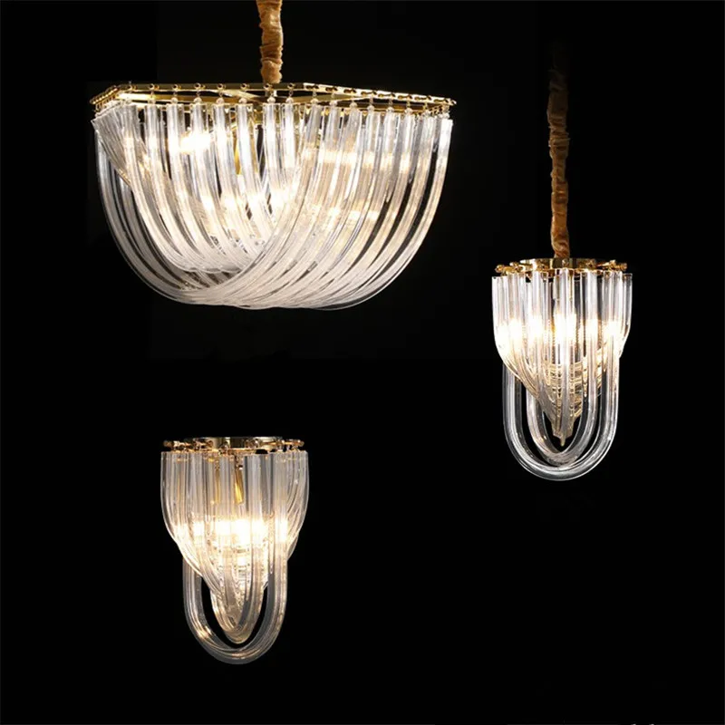 Large Crystal Chandelier Lamp Light Home Lighting Fixture Living room Bedroom Dining for Modern Ceiling Chandeliers Designer