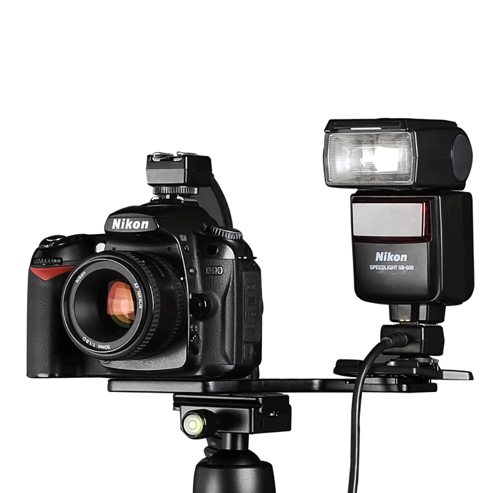 Manbily MBL-FB Camera Quick Release Plate Photoflash Mounting plate Vertical Photo Stand for Canon Nikon Flash