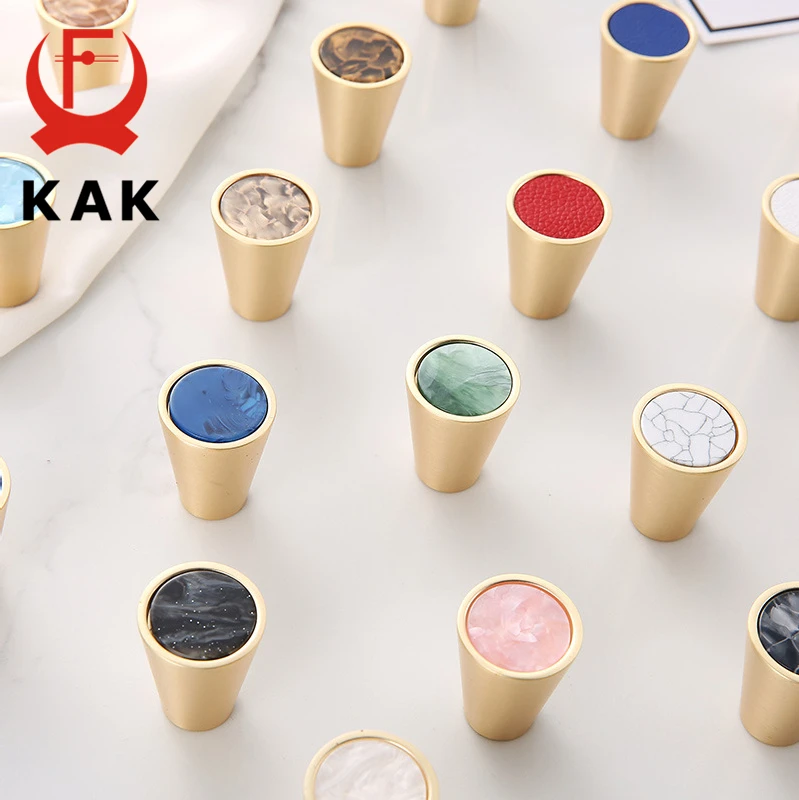 KAK Nordic Style Gold Cabinet Knobs and Handles Decorative Wall Hanging Hooks Cat Hat Coat Hanger Furniture Handle Hardware