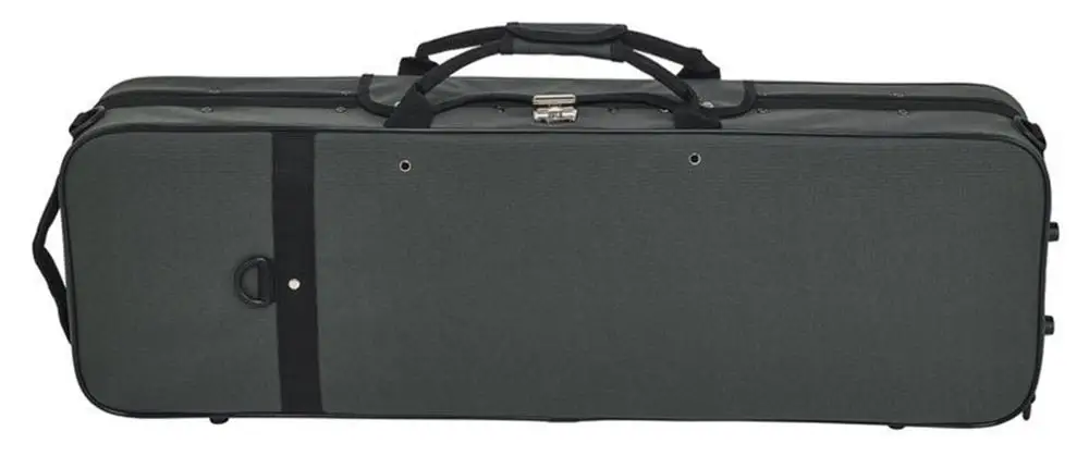 YMmuzik Enhanced Light Weight 4/4 Violin Case Cкрипка كمان Ammoon-Half Moon Shaped w/ Soft Interior 1.5kg