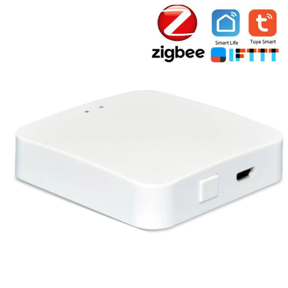 Tuya Smart Life ZigBee Gateway Bridge Hub Wireless Smart Home Two Way Remote Control DIY Smart Zigbee Mini Switch