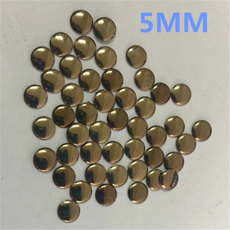 New 5*5mm Round Antique Bronze/Black Hotfix Nailheads iron-on Rhinestuds panel pressing Punk Cone Studs and Spike DIY 300pcs/lot