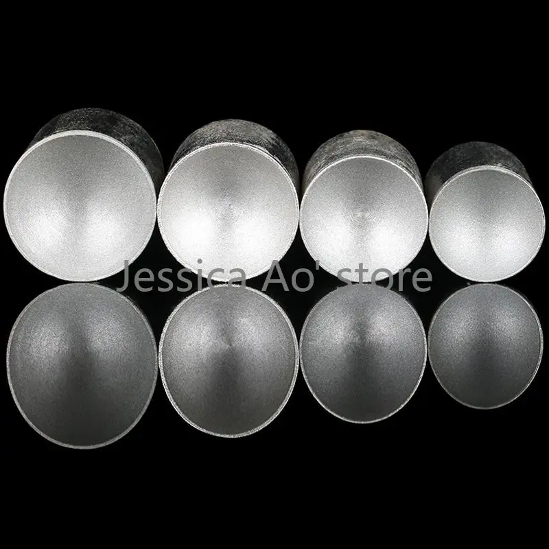 6pcs 11-16mm 600 Grit Fine Sand Beads Polishing Cutters Round Balls Finish Grinding Concave Cylinder Diamond Grinding Head