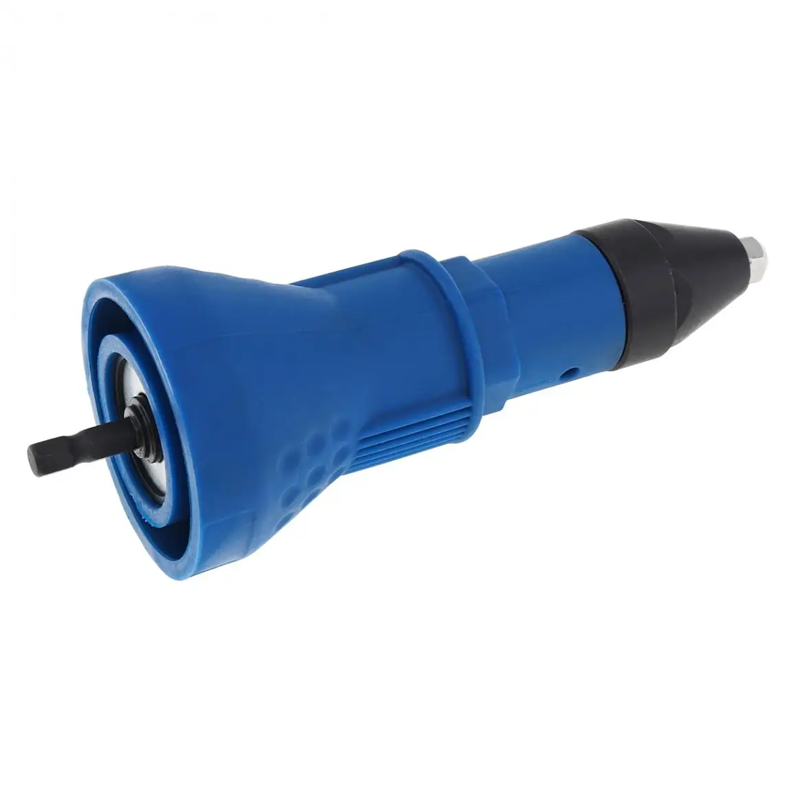 Alat Tembak Rivet Elektrik 7 Buah Adaptor Bor Rivet Tanpa Kabel Alat Nut Adaptor Bor Rivet 2.4Mm-4.8Mm