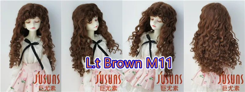D28002 Extremely Longe Curly Monghanjuc Mohair BJD Wigs 6-7' 7-8' 8-9' 9-10' 1/6 1/4 1/3 YOSD MSD SD DOD QBaby Blythes Hair