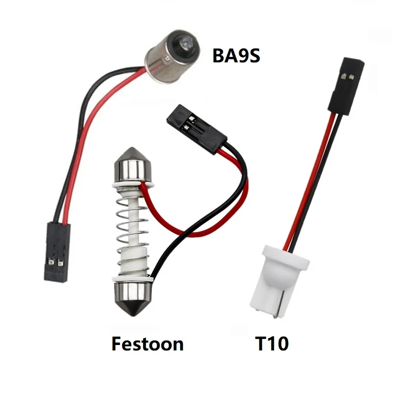 t10 adapter for car led light led panel stop lamp bulb connector t10 ba9s t4w festoon to pink connector wire cables