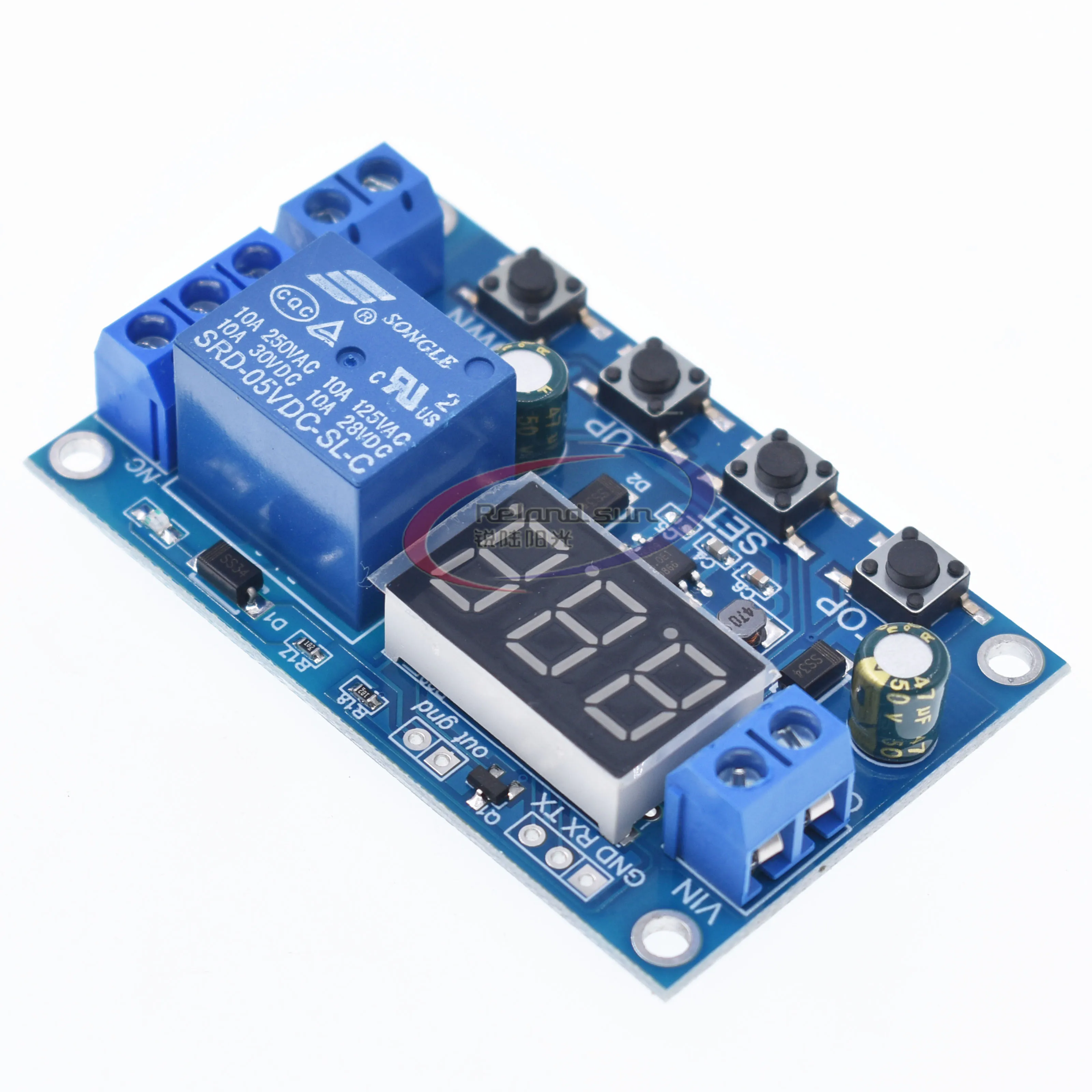 18650 Lithium Battery Charger Board with Over Charge Discharge Protection 6-40V Integrated Circuits Board Module