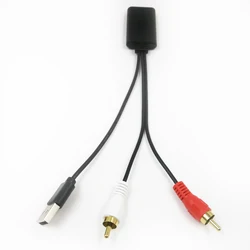 Biurlink universal auto rca usb adapter drahtloser bluetooth empfänger home media aux bluetooth audio gerät für bmw toyota pioneer