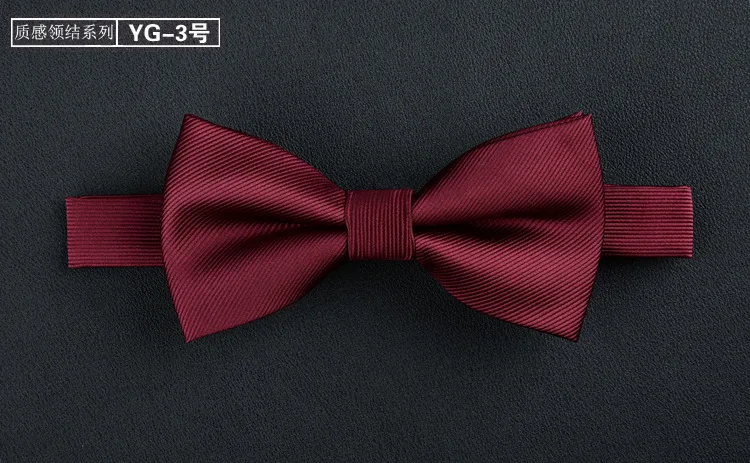 High grade British fashion bow tie men\'s bridegroom best man\'s bow tie Korean double layer trendy bow tie men