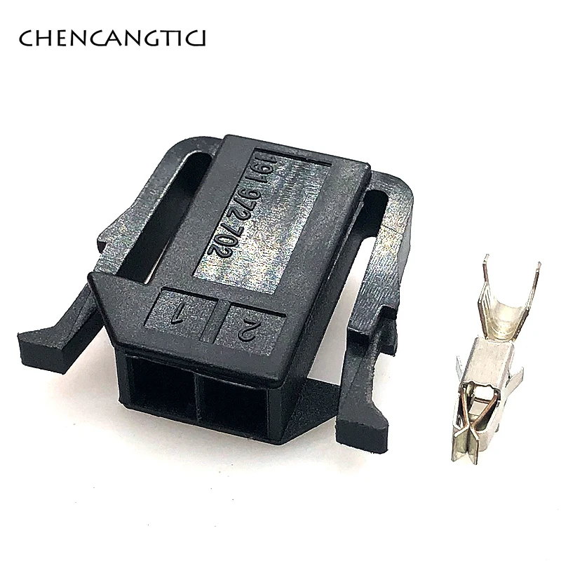 1 Sätze 2-polige 3,5mm 2-Loch-Kabelbaumstecker des elektrischen Auto-Plug-Sensors 1-19197272-1 für vw 929588
