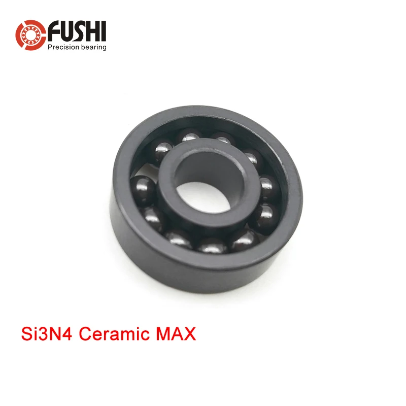 606 MAX Full Ceramic Bearing Si3N4 1PC 6*17*6 mm Full Balls 606 CE Ceramic Ball Bearings 606CE