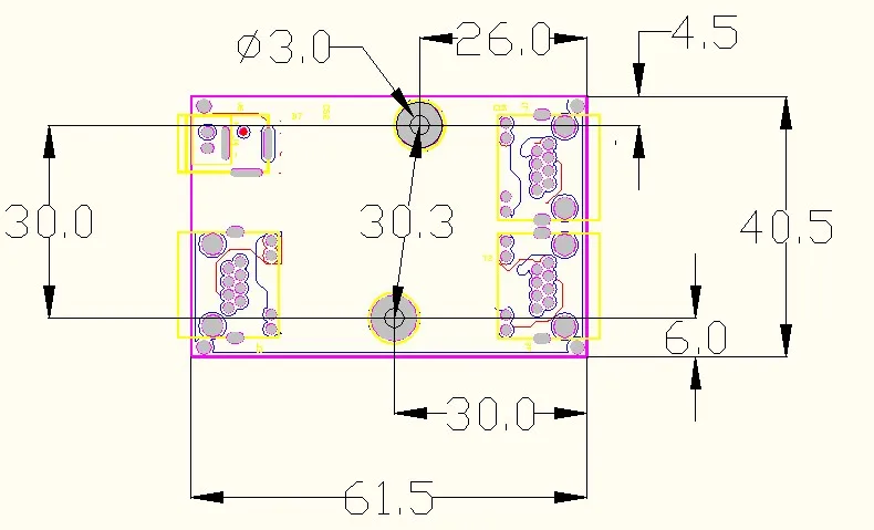 Low-cost-netzwerk verdrahtung box daten conversion abstand verlängerung Mini Ethernet 3 port 10/100Mbps Mit RJ45 licht schalter modul