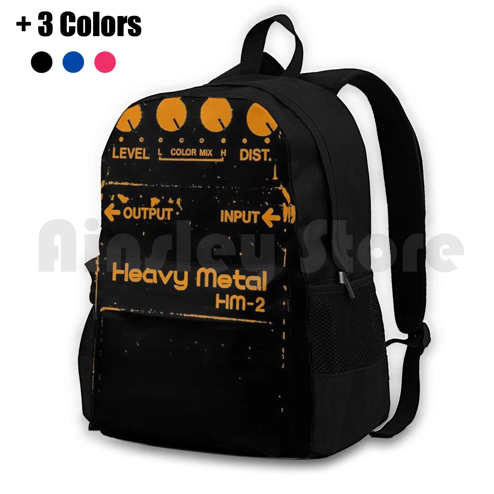 Chainsaw Guitar Pedal (-2 ) Outdoor Hiking Backpack Waterproof Camping Travel Chainsaw Guitar Pedal 2 Fashion New York Pattern