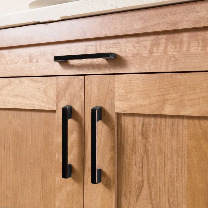 Antik Handle Knob Furniture Menangani Dapur Kabinet Pegangan Laci Menarik Paduan Seng Pegangan Lemari Eropa Menangani