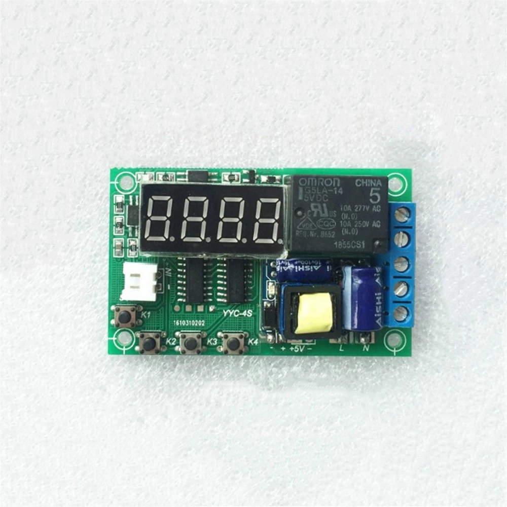 Taidacent Delay Time Relay 220V Relay Switch Timing Cycle Multi-function Delay Adjustable Time Digital Motor Protection Relay