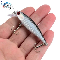 1PCS 6.5cm 4.5g Fishing Lure Quality Minnow Lure 3D Eyes Plastic Hard Bait Pesca Artificial Jig Wobblers Crankbait Fishing Bait