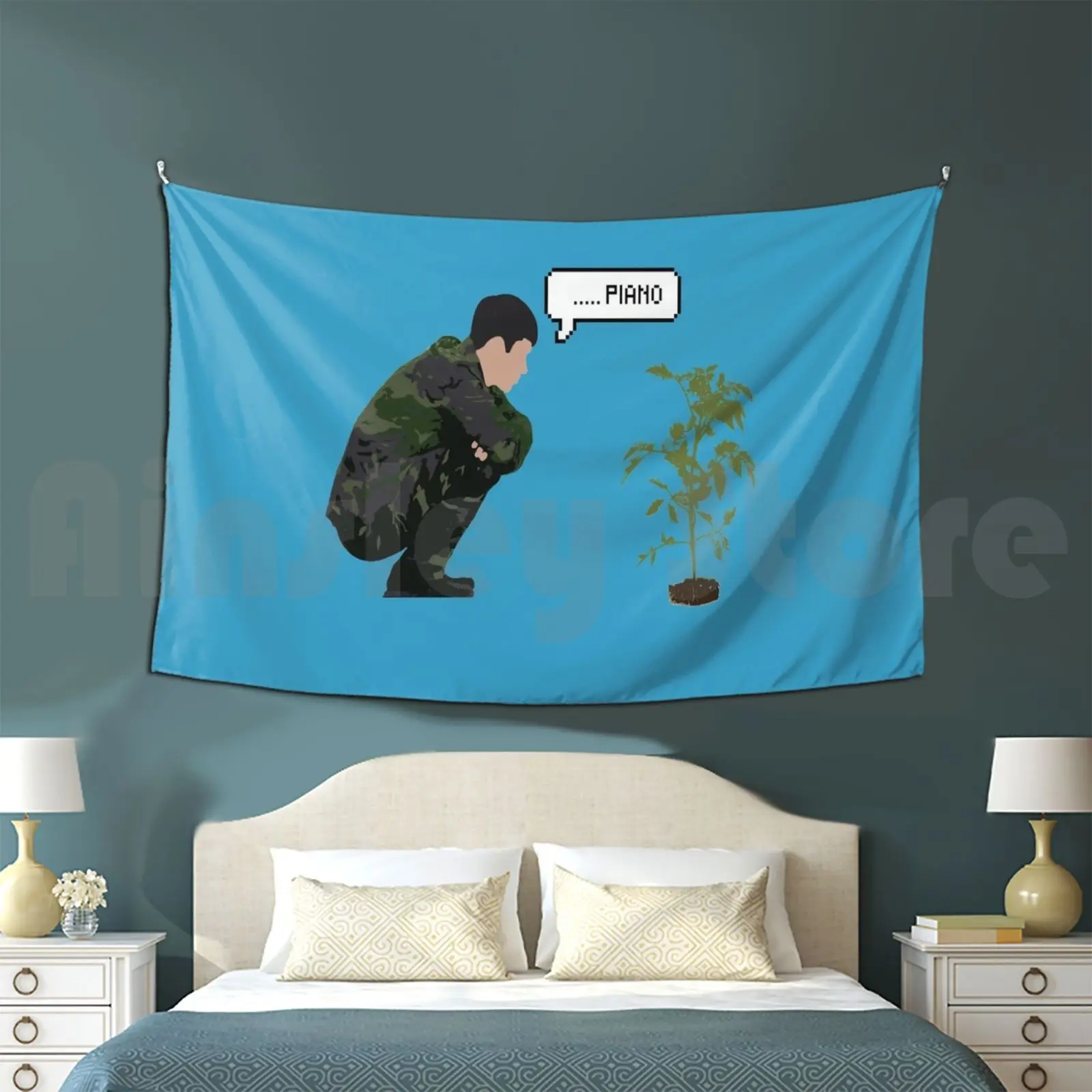 Crash Landing On You Tomato Cultivator Customized Tapestry Crash Landing On You Kdrama Korean Korean Tv