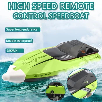 Remote control toy 2.4Ghz RC boat waterproof high speed boat for lake, pool, sea, boys girls gift