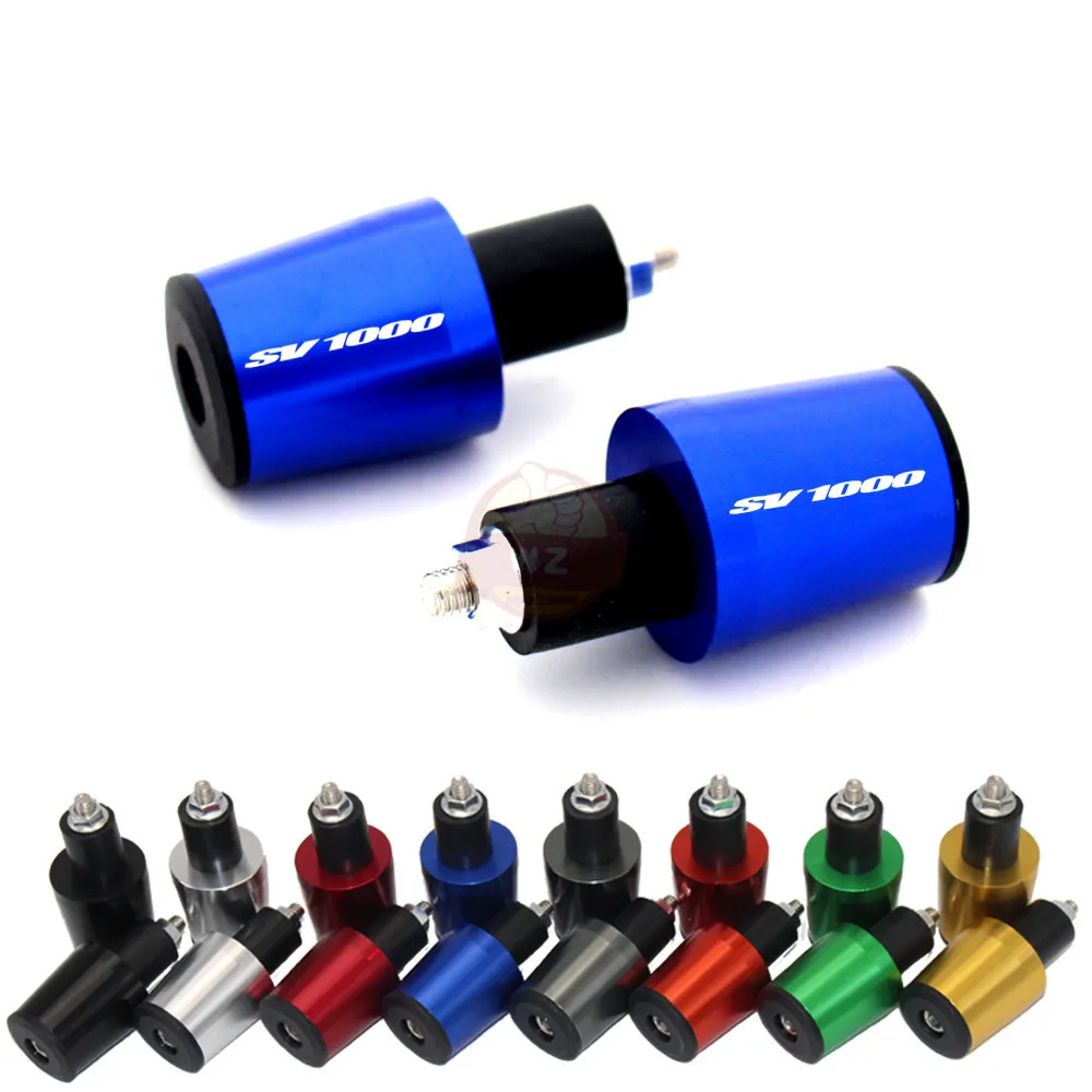 

Мотоциклетные аксессуары, алюминиевые ручки с ЧПУ 7/8 дюйма, 22 мм, ручки, руль, Торцевая крышка для SUZUKI SV1000 / S SV 1000, 2003-2007