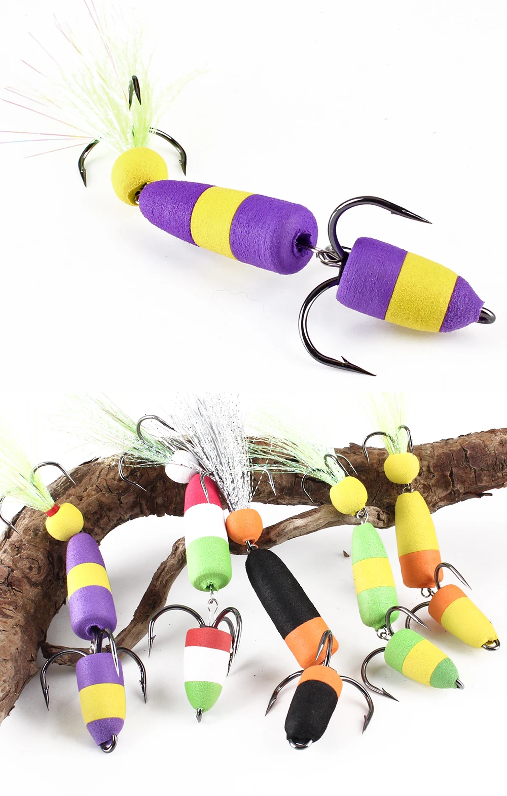 FTK NEUER MANDULA Größe S/M Angelköder SwimBait 28 Farben Bass-Köder Insektenköder Weicher Angelköder Pesca Angelwobbler – Detail 11