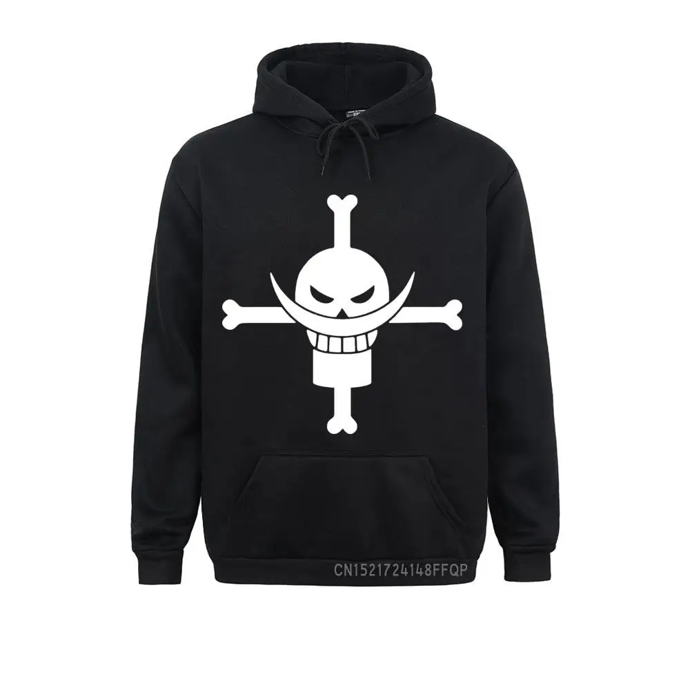 Sweatshirts For Men Hoodie Japan Anime White Beard Skull Logo Print Coats Father Winter Pullover Men Hoodies Cool Man Clothes