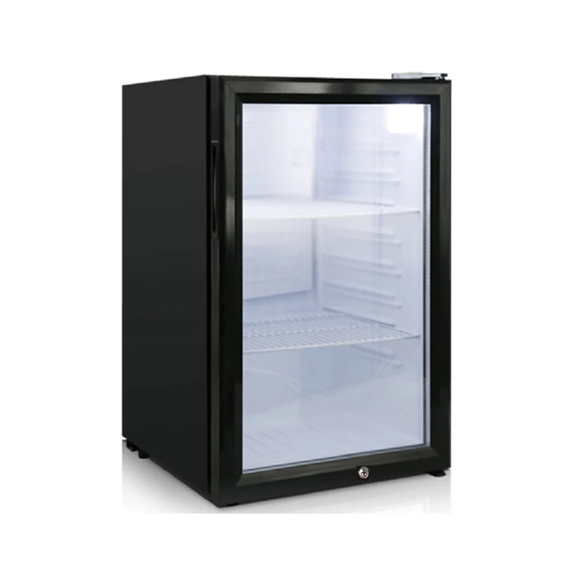 Small Refrigerator Food Sample Cabinet 62L Single Door With Lock Refrigerator Small Storage Cabinet