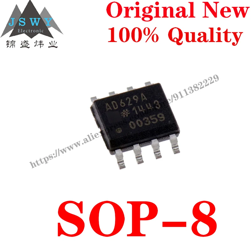 5~10 PCS AD629ARZ SOP-8 Semiconductor Amplifier IC Differential Amplifier IC Chip with for module arduino Free Shipping AD628ARZ