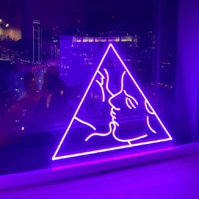 

Led Aesthetic AESTHETE Face Neon Light Sign For Home Room Decoration Wall Decor Neon Sign Kawaii Anime Cute Bedroom Decoration