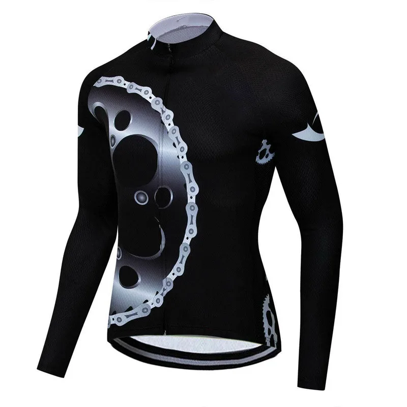 Pro Team Racing Wear 2022 New Cycling Jerseys Men\'s Long Sleeve Bicycle Shirts And Tops Breathable Anti UV Mountain Bike Clothes