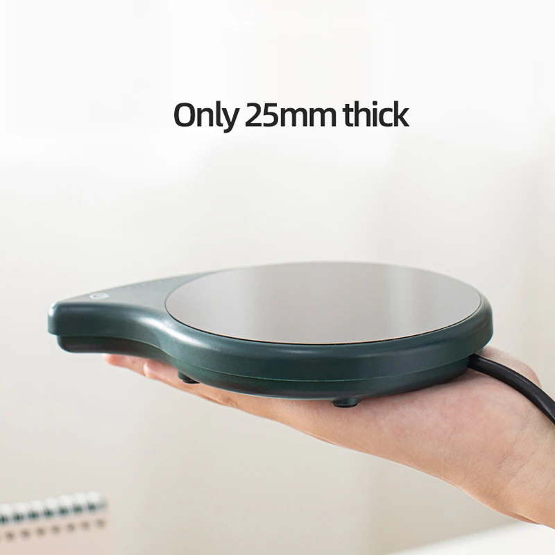 Posavasos Calentador de tazas de café de 40W, almohadilla térmica de temperatura de 4 engranajes, placa caliente termostática para leche, té y café, 220V